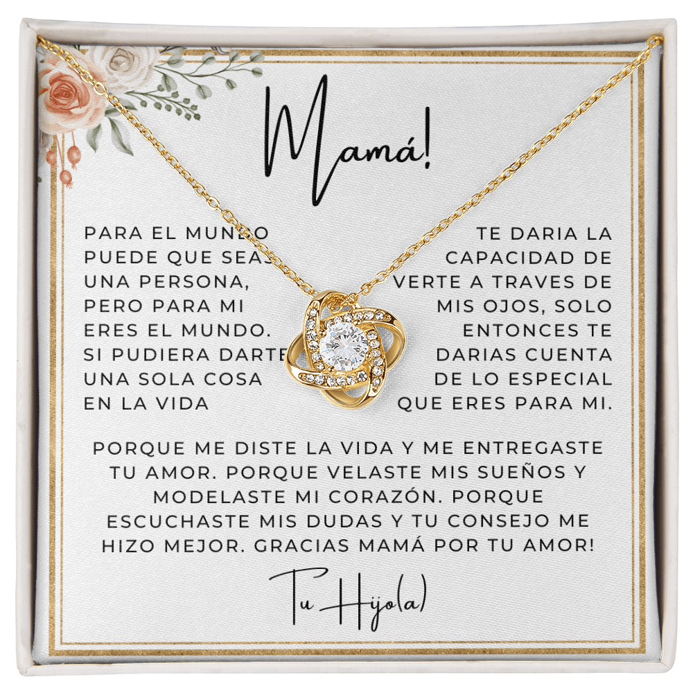Regalo Para Mama | Perfecta | Persona | Collar de nudo de amor