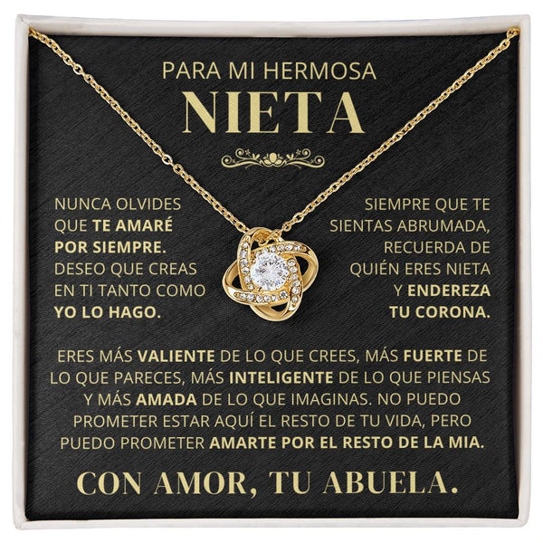 Para Mi Hermosa Nieta De Abuela - Nunca Olvides Que Te Amaré Por Siempre - LK250V2
