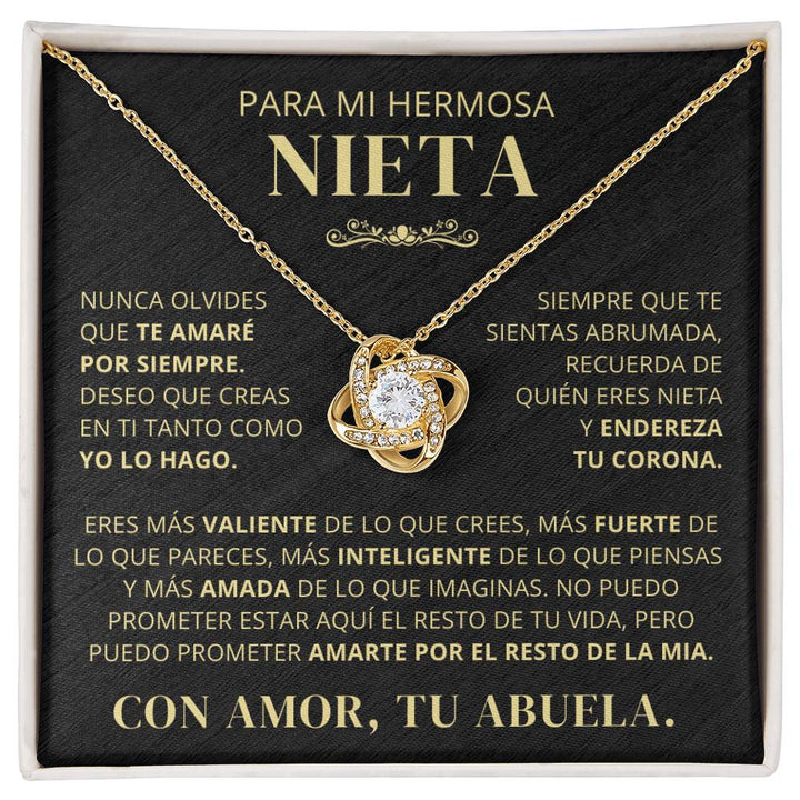 Para Mi Hermosa Nieta De Abuela - Nunca Olvides Que Te Amaré Por Siempre - LK250V2