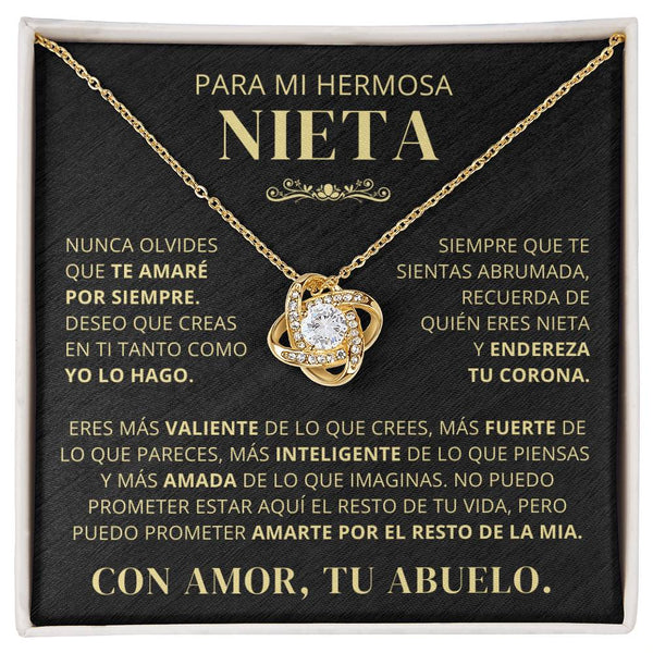 Para Mi Hermosa Nieta De Abuelo - Nunca Olvides Que Te Amaré Por Siempre - LK250V2
