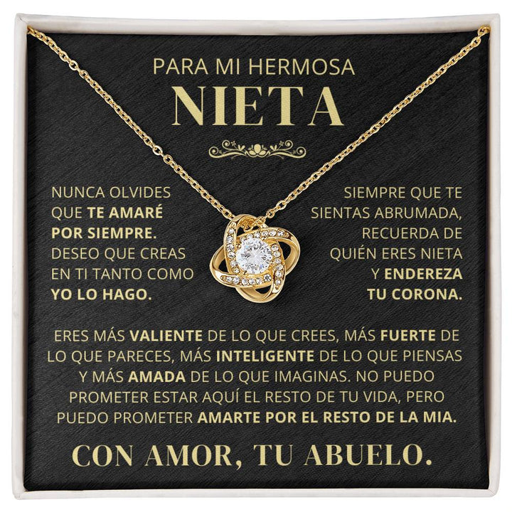 Para Mi Hermosa Nieta De Abuelo - Nunca Olvides Que Te Amaré Por Siempre - LK250V2