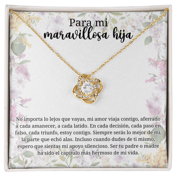 Para mi maravillosa hija | Mi amor viaja contigo