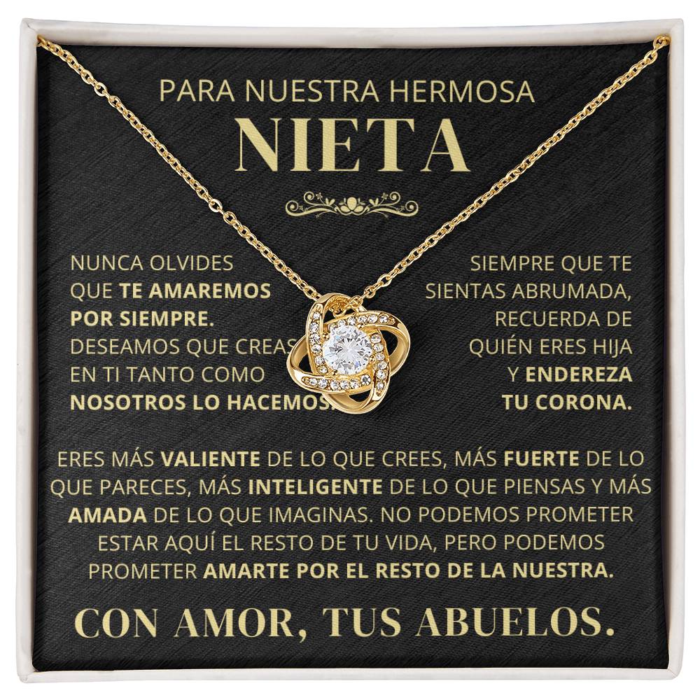 Para Nuestra Hermosa Nieta De Abuelos - Nunca Olvides Que Te Amaremos Por Siempre - LK250V2
