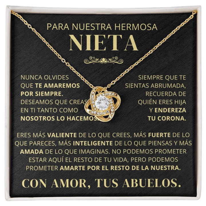 Para Nuestra Hermosa Nieta De Abuelos - Nunca Olvides Que Te Amaremos Por Siempre - LK250V2