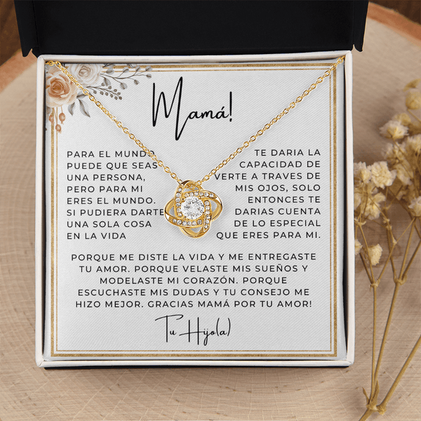 Regalo Para Mama | Perfecta | Persona | Collar de nudo de amor