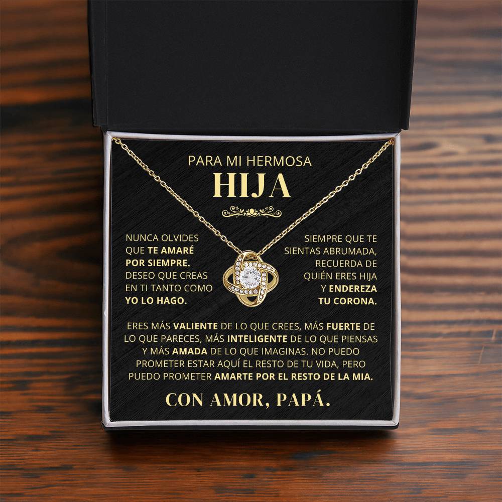 Para La Hija De Papá- Nunca Olvides Que Te Amaré Por Siempre - LK250V2 (AMAZON)
