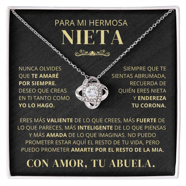 Para Mi Hermosa Nieta De Abuela - Nunca Olvides Que Te Amaré Por Siempre - LK250V2