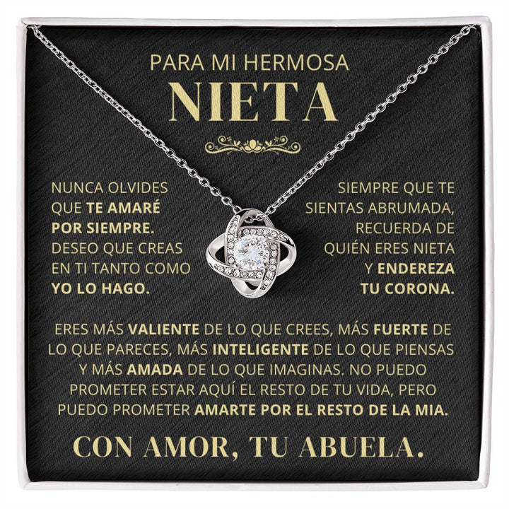 Para Mi Hermosa Nieta De Abuela - Nunca Olvides Que Te Amaré Por Siempre - LK250V2