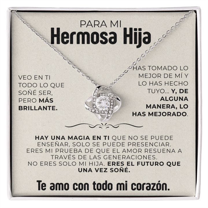 Para mi hermosa hija | Te amo con todo mi corazón, mi cielo