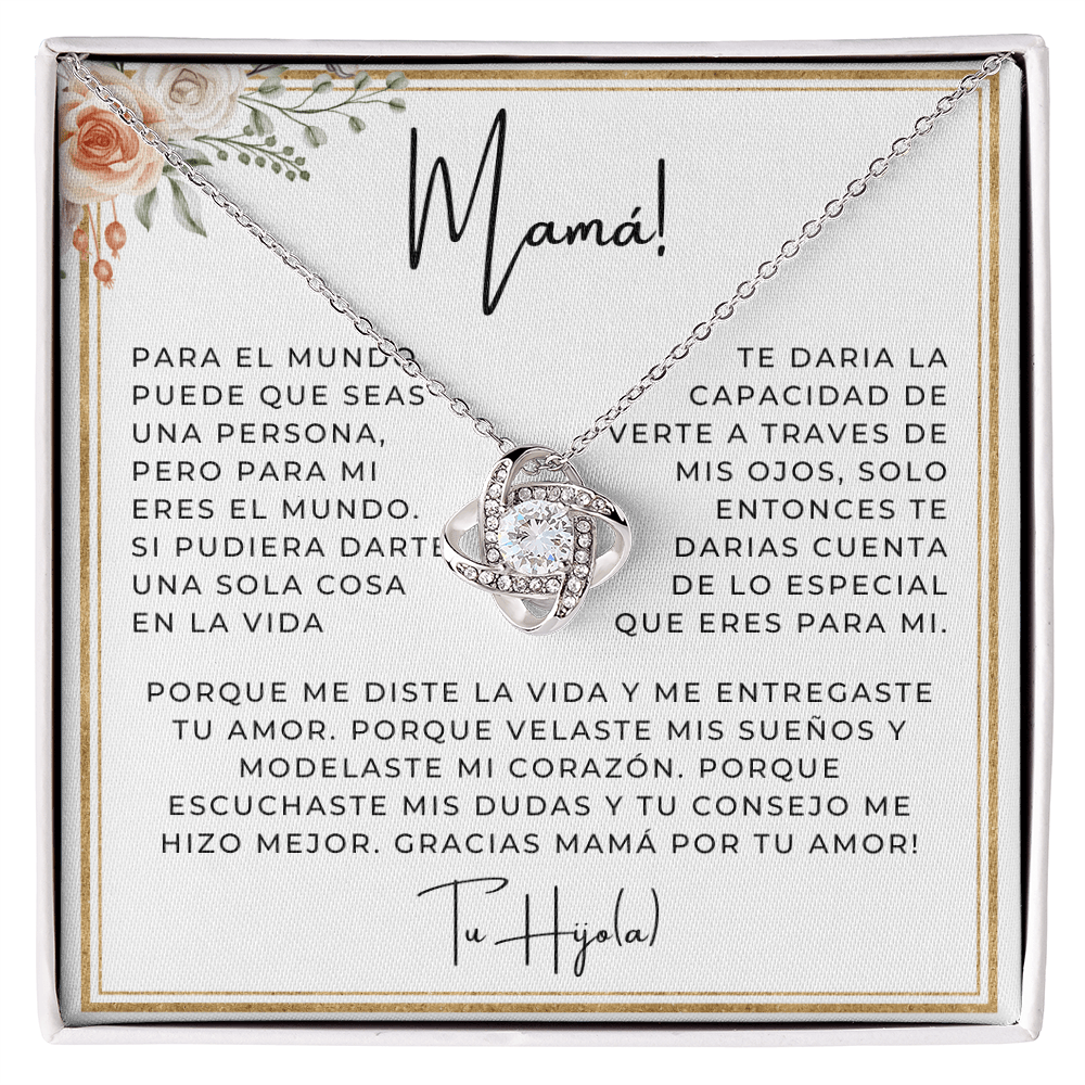 Regalo Para Mama | Perfecta | Persona | Collar de nudo de amor