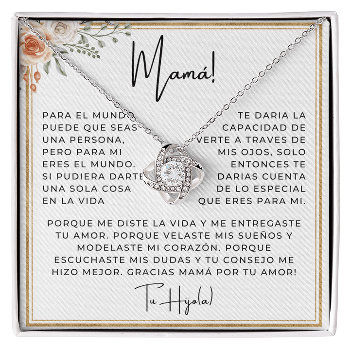 Regalo Para Mama | Perfecta | Persona | Collar de nudo de amor
