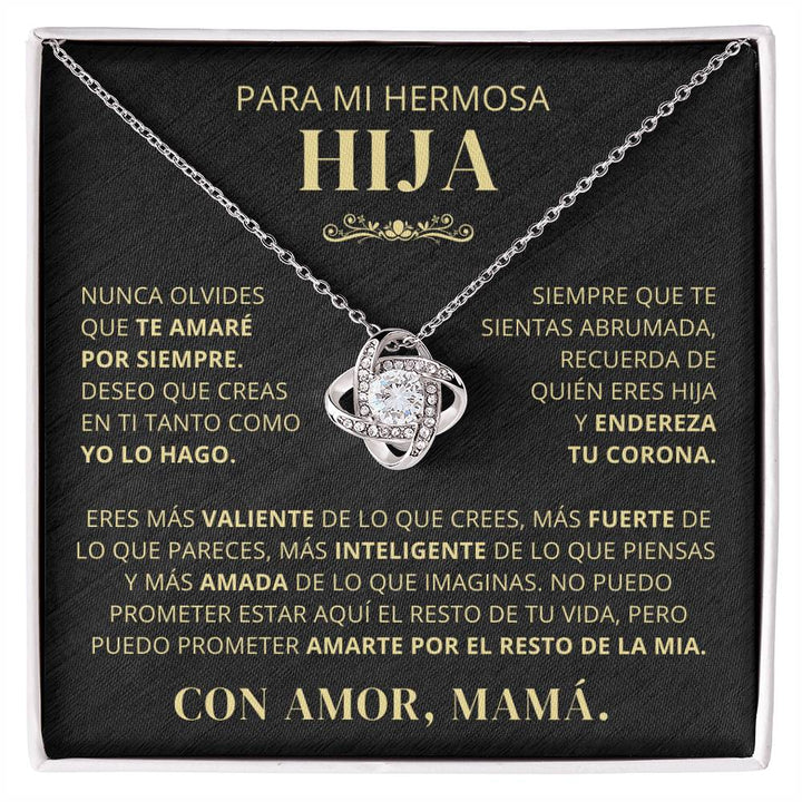 Para Mi Hermosa Hija De Mamá - Nunca Olvides Que Te Amaré Por Siempre - LK250V2