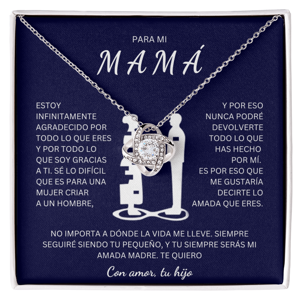 Regalo Para Madre | Eres mi todo mamá | Collar de nudo de amo