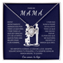 Regalo Para Madre | Eres mi todo mamá | Collar de nudo de amo