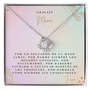 Regalo Para Madre | Gracias Mamá | Collar de nudo de amor