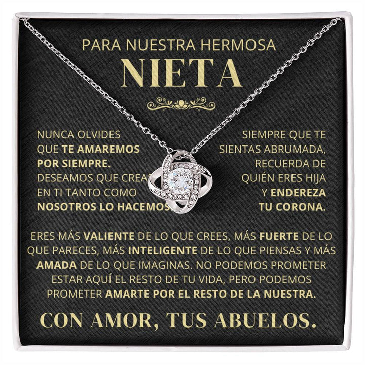 Para Nuestra Hermosa Nieta De Abuelos - Nunca Olvides Que Te Amaremos Por Siempre - LK250V2