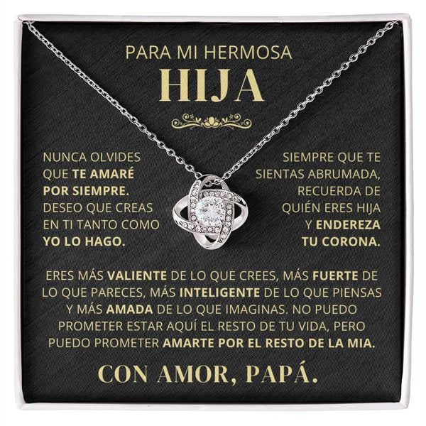 Para La Hija De Papá- Nunca Olvides Que Te Amaré Por Siempre - LK250V2 (AMAZON)