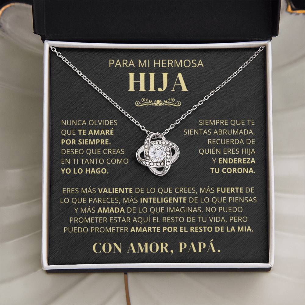 Para La Hija De Papá- Nunca Olvides Que Te Amaré Por Siempre - LK250V2 (AMAZON)