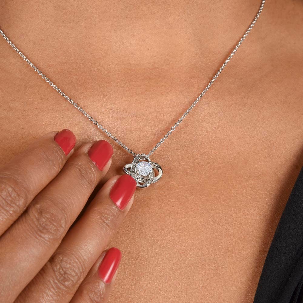 Regalo Para Madre | Te amo mamá | Collar de nudo de amor
