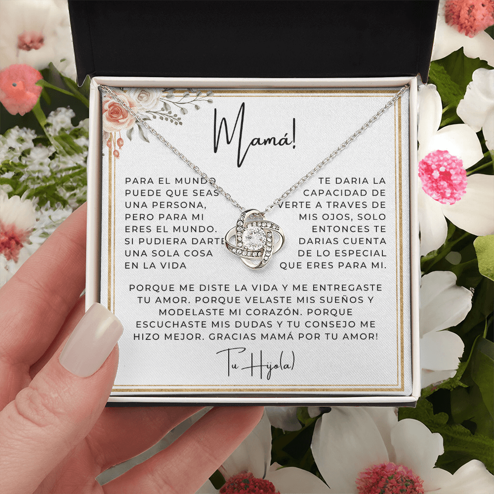 Regalo Para Mama | Perfecta | Persona | Collar de nudo de amor