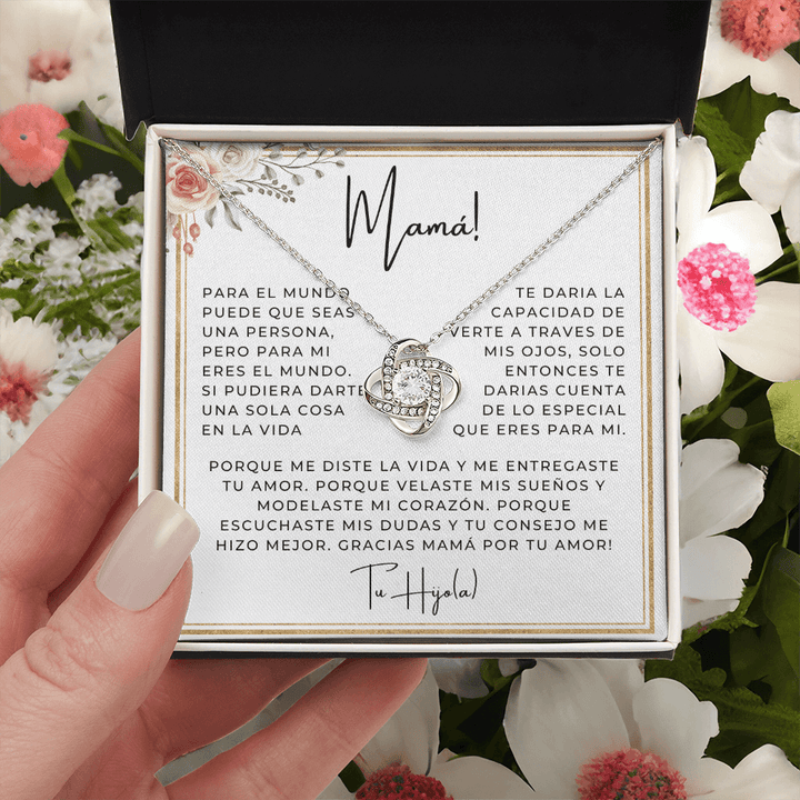 Regalo Para Mama | Perfecta | Persona | Collar de nudo de amor