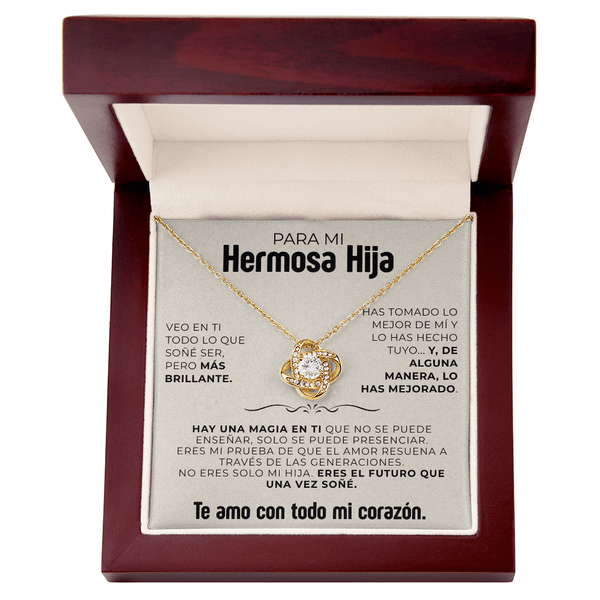 Para mi hermosa hija | Te amo con todo mi corazón, mi cielo