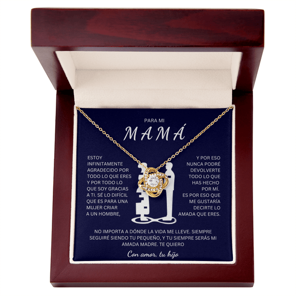 Regalo Para Madre | Eres mi todo mamá | Collar de nudo de amo