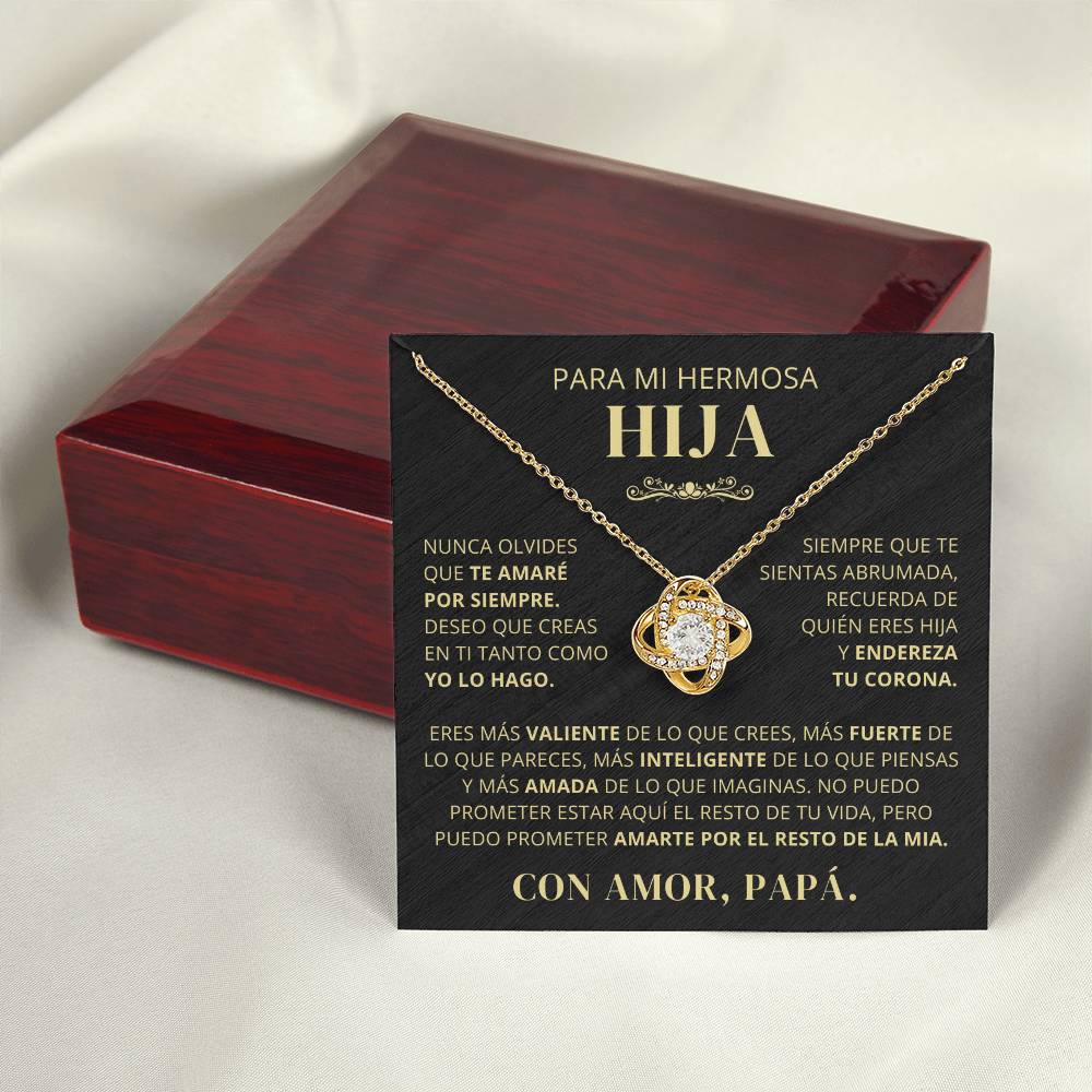 Para La Hija De Papá- Nunca Olvides Que Te Amaré Por Siempre - LK250V2 (AMAZON)