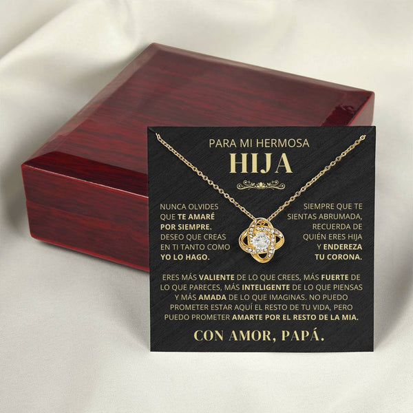 Para La Hija De Papá- Nunca Olvides Que Te Amaré Por Siempre - LK250V2 (AMAZON)