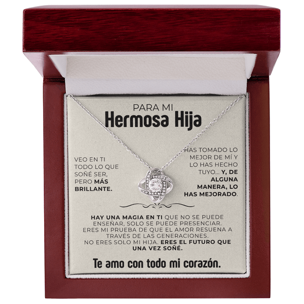 Para mi hermosa hija | Te amo con todo mi corazón, mi cielo