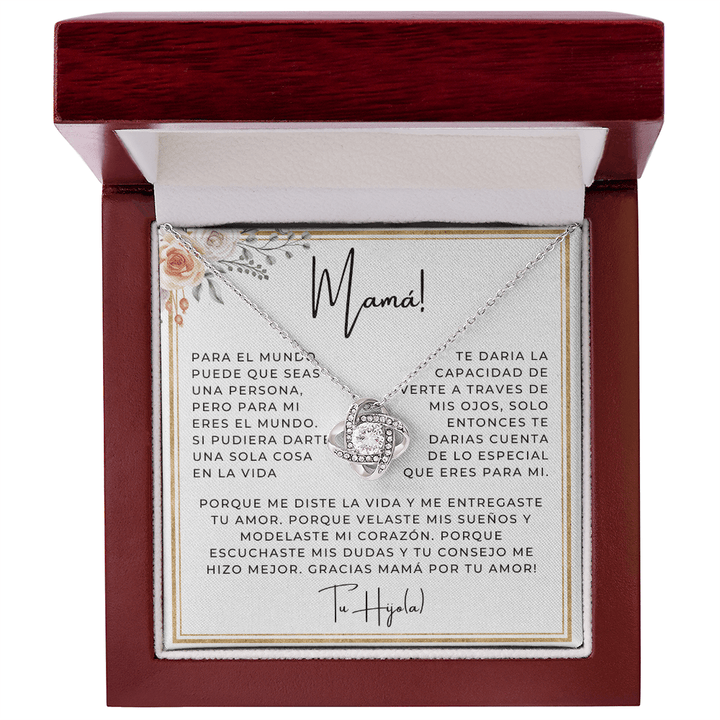 Regalo Para Mama | Perfecta | Persona | Collar de nudo de amor