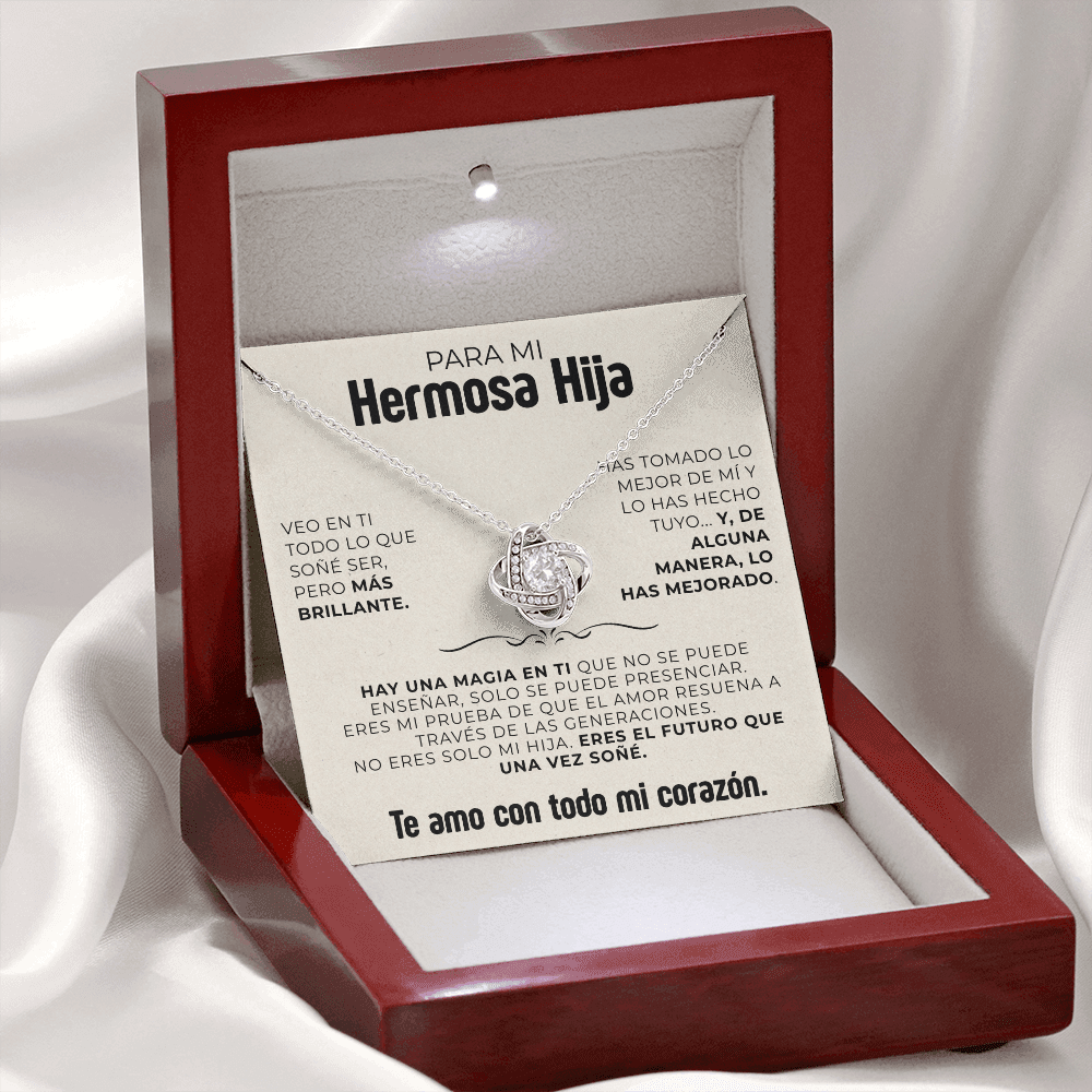 Para mi hermosa hija | Te amo con todo mi corazón, mi cielo