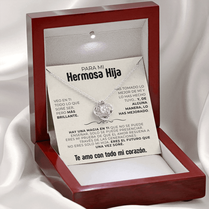 Para mi hermosa hija | Te amo con todo mi corazón, mi cielo