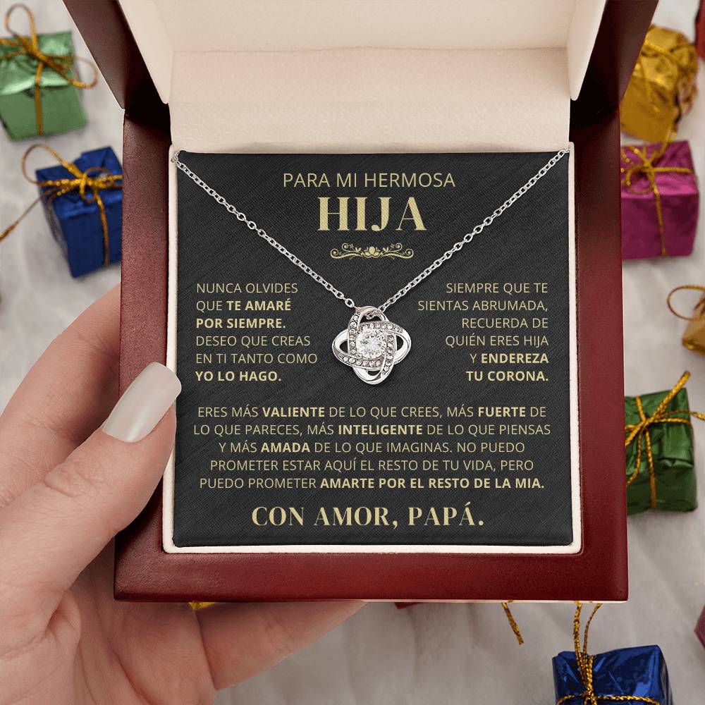 Para La Hija De Papá- Nunca Olvides Que Te Amaré Por Siempre - LK250V2 (AMAZON)