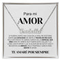 Regalo Para Novia/Esposa | Para Mi Amor | Collar con nombre
