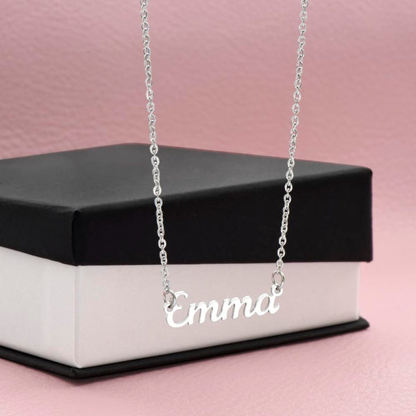 Regalo para Amiga | Hermanas de Corazón | Collar con Nombre Personalizado
