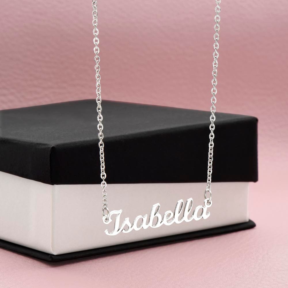 Regalo Para Amiga | Nuestra amistad brilla | Collar con Nombre Personalizado
