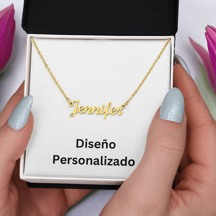 collar con nombre de estilo exclusivo - Diseño Personalizado