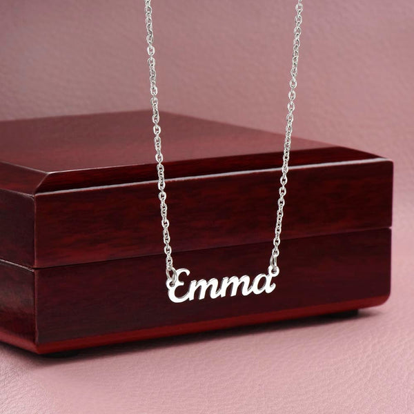 Regalo para Amiga | Hermanas de Corazón | Collar con Nombre Personalizado