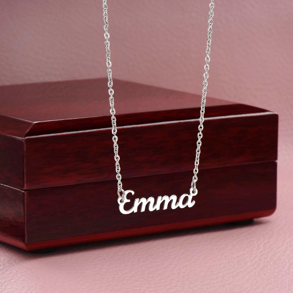 Regalo para Amiga | Hermanas de Corazón | Collar con Nombre Personalizado