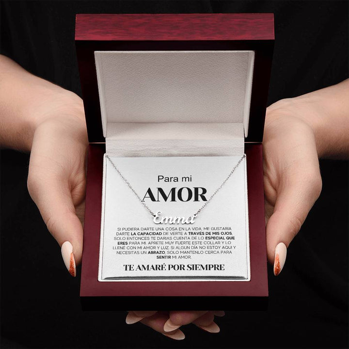 Regalo Para Novia/Esposa | Para Mi Amor | Collar con nombre