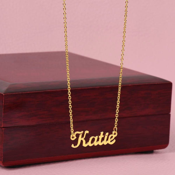 Regalo Para Amiga | Nuestra amistad brilla | Collar con Nombre Personalizado