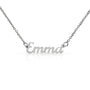 Regalo Para Nieta/ Amiga | Lazo irrompible | Collar Con Nombre Personalizado