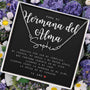 Regalo Para Amiga | Mi fuerza, mi amiga | Collar con Nombre Personalizado
