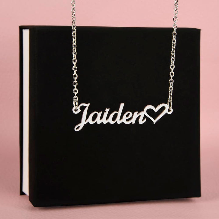 Regalo Para Novia/Esposa | Amor De Mi Vida | Collar con nombre