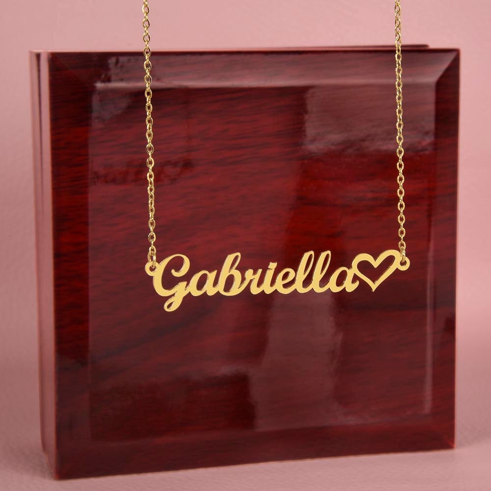 Regalo Para Novia/Esposa | Amor De Mi Vida | Collar con nombre