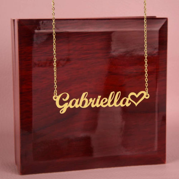 Regalo Para Novia/Esposa | Amor De Mi Vida | Collar con nombre