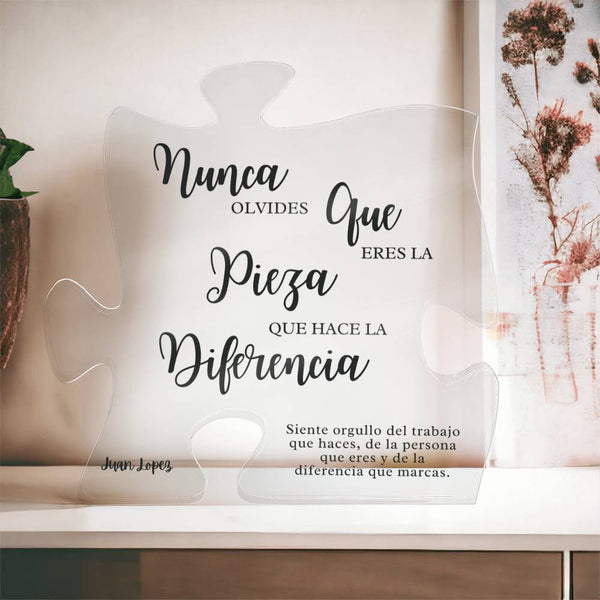 Eres La Pieza Que Hace La Diferencia - PRA100