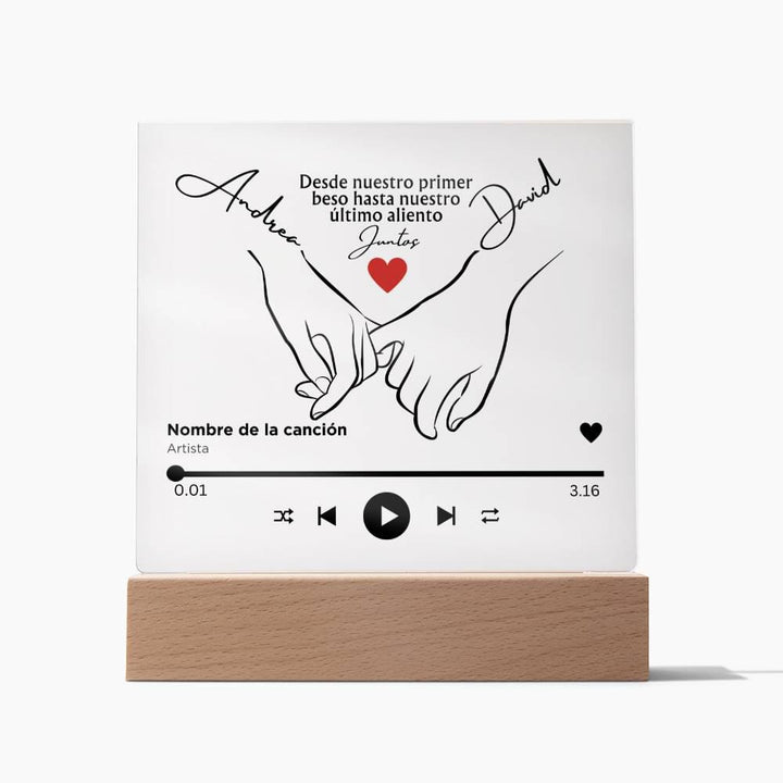 Regalo Para Novia/Esposa | Desde Nuestro Primer Bes | Placa acrílica