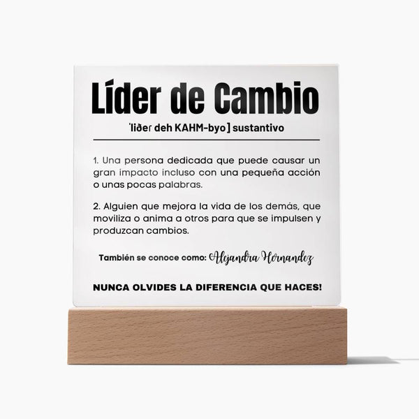Líder De Cambio - PAC115